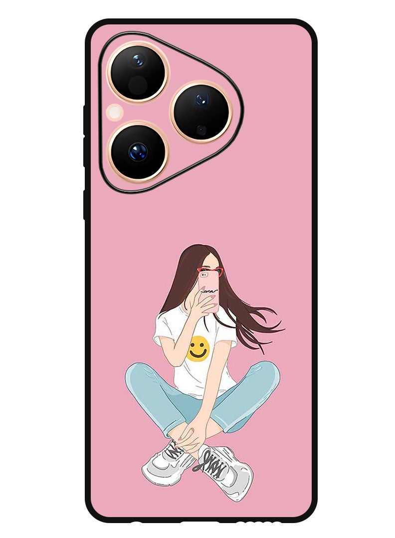 Theodor Case Compatible with Huawei Pura 80 6.6 Inch Protection Shockproof Bumper Cover Selfie - Image 1