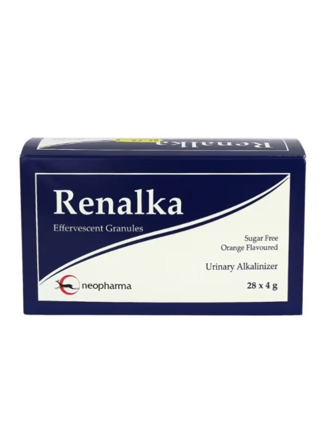 Renalka Granules 4 g Sachets (Pack of 28) – Sugar-Free Orange Flavour