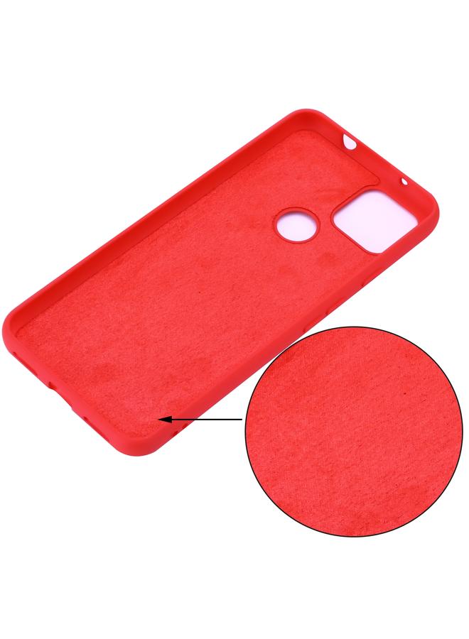 S-TOP Case For Google Pixel 5A Solid Color Liquid Silicone Dropproof Full Coverage Protective Case - Image 4