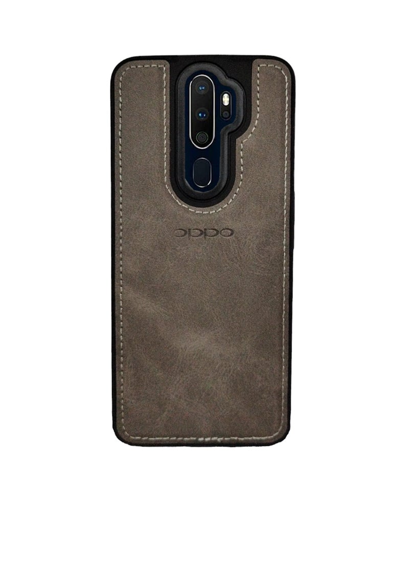 Compatible with Oppo A9 2020 Case, Luxury Slim Soft TPU Shockproof Protective Phone Cover for Oppo A9 2020 (Grey)