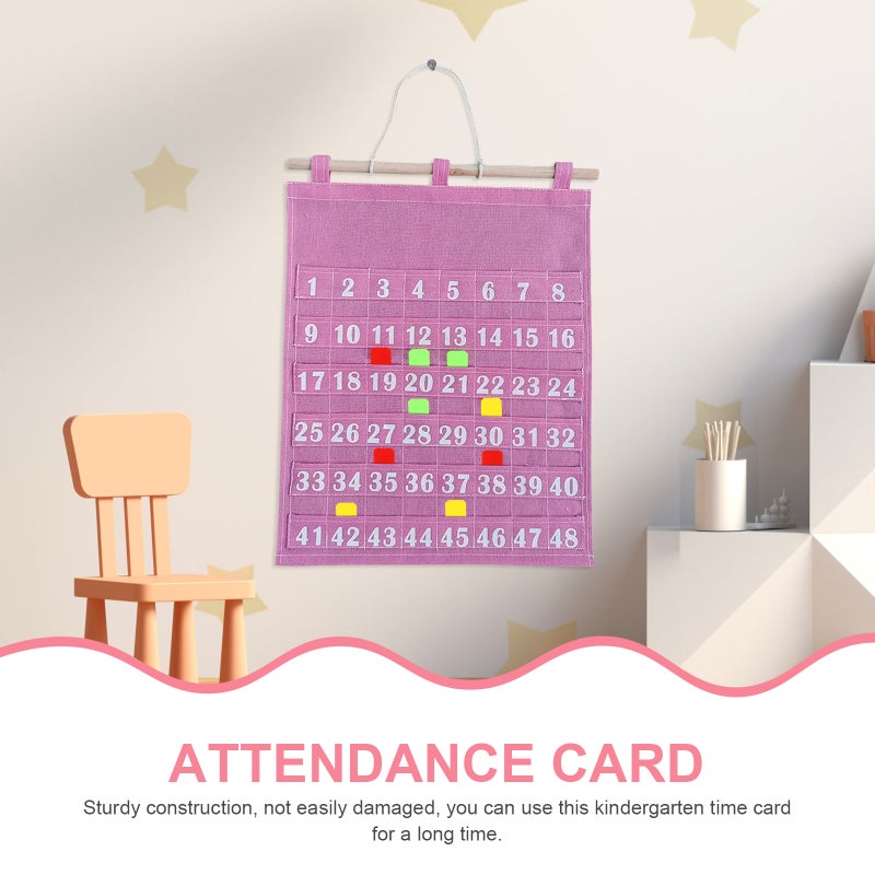 Schedule Chart for Classroom, Durable Attendance Cards for Kindergarten and School Use - Image 5