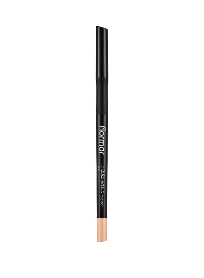 flormar Stylematic Eyeliner – S04 Cream Dream – Twist-Up Waterproof Eye Pencil, High-Pigment Color, Smudge-Resistant, Quick-Setting, Long-Lasting Definition S04-CREAM DREAM - Image 2