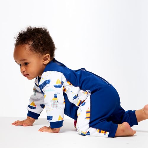 Splash About Warm in One Baby Wetsuit, Tug Boats, 12-24 Months - Image 3