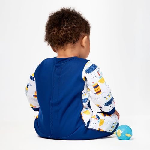 Splash About Warm in One Baby Wetsuit, Tug Boats, 12-24 Months - Image 4