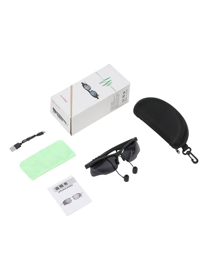 Smart Bluetooth Polarized Glasses Sports Call Stereo Sunglasses Multi-function Polarized Bluetooth Glasses-Color:White  - Image 4