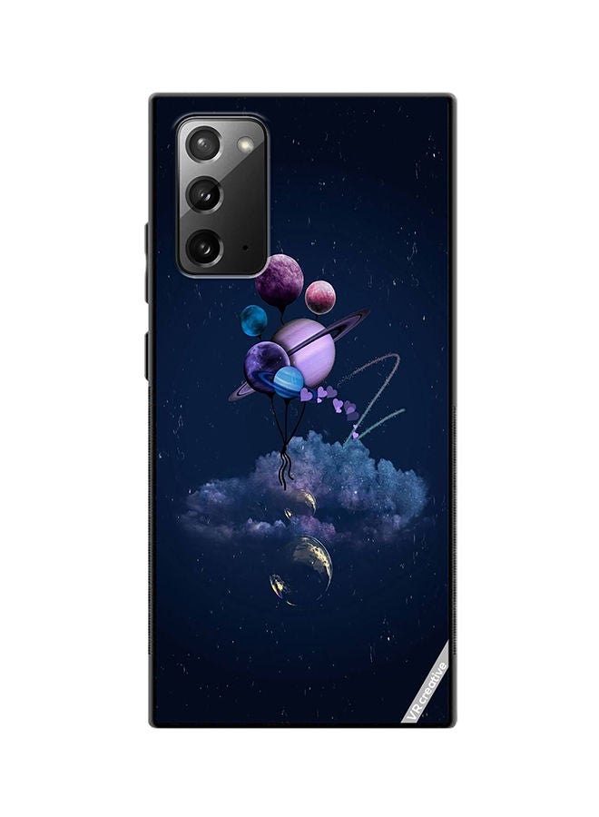 VR CREATIVE Protective Case Cover For Samsung Galaxy Note20 5G Galaxy Design Multicolour - Image 1