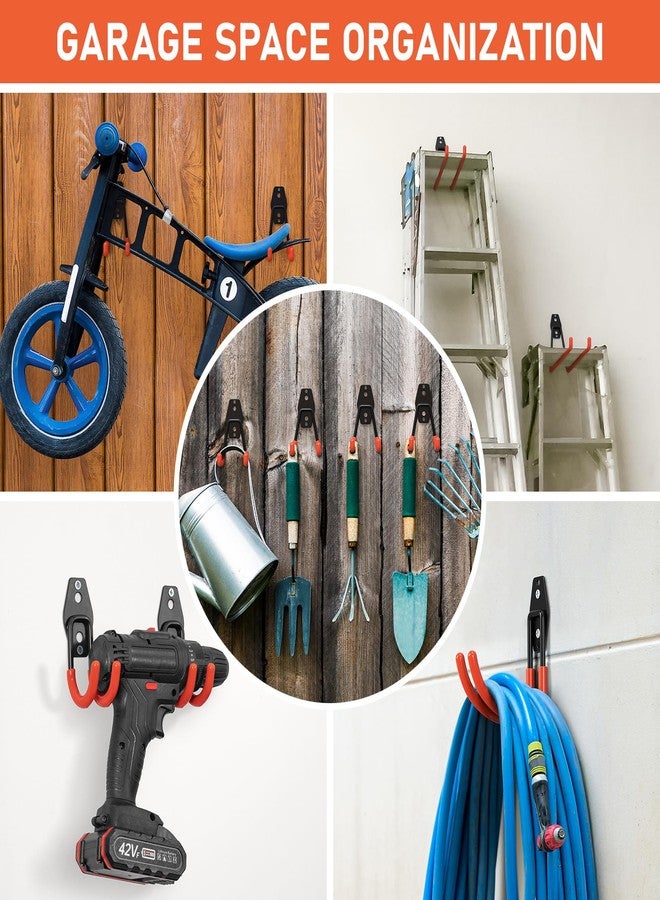 مجموعة من 30 خطافًا للجراج شديدة التحمل من Cpais، خطافات تخزين للجراج وخطافات تثبيت جدارية لتعليق أدوات الحديقة والتنظيم، وتخزين الجراج، والحديقة، والدراجات، والسلالم. - Image 3