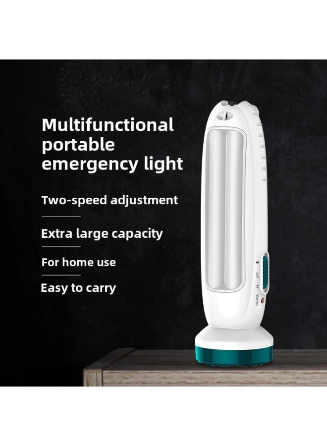 متعددة الوظائف LED الإضاءة ضوء الطوارئ التخييم في الهواء الطلق مصباح يدوي محمول ثنائي الغرض مصباح يدوي ضوء قوي شحن الجانب ضوء اللون: 5 واط - Image 1