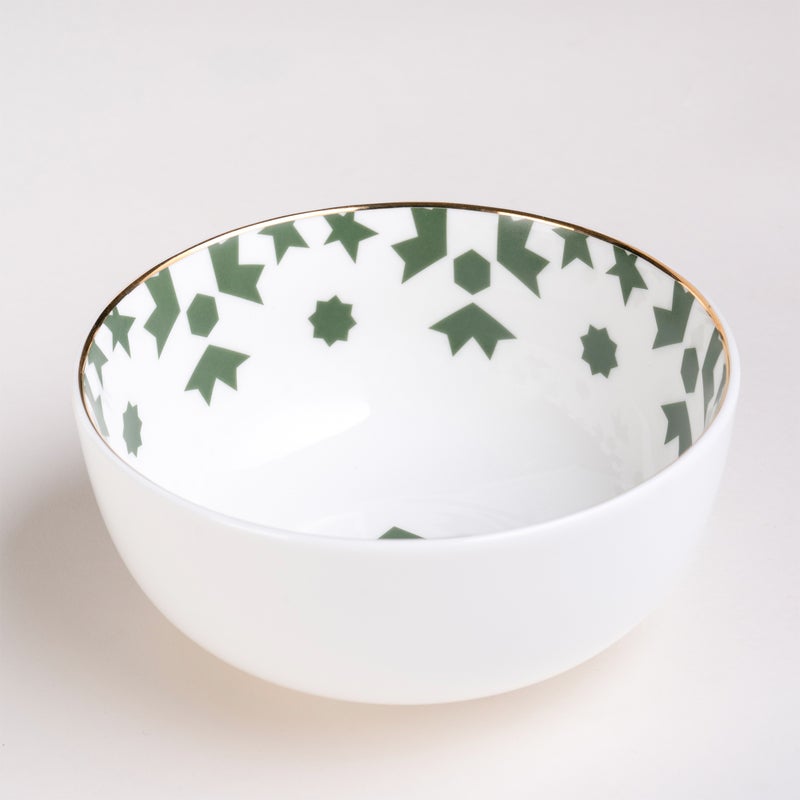 لا ميسا طقم عشاء بورسلان من لا ميسا باللون الأبيض 18 قطعة - Image 5