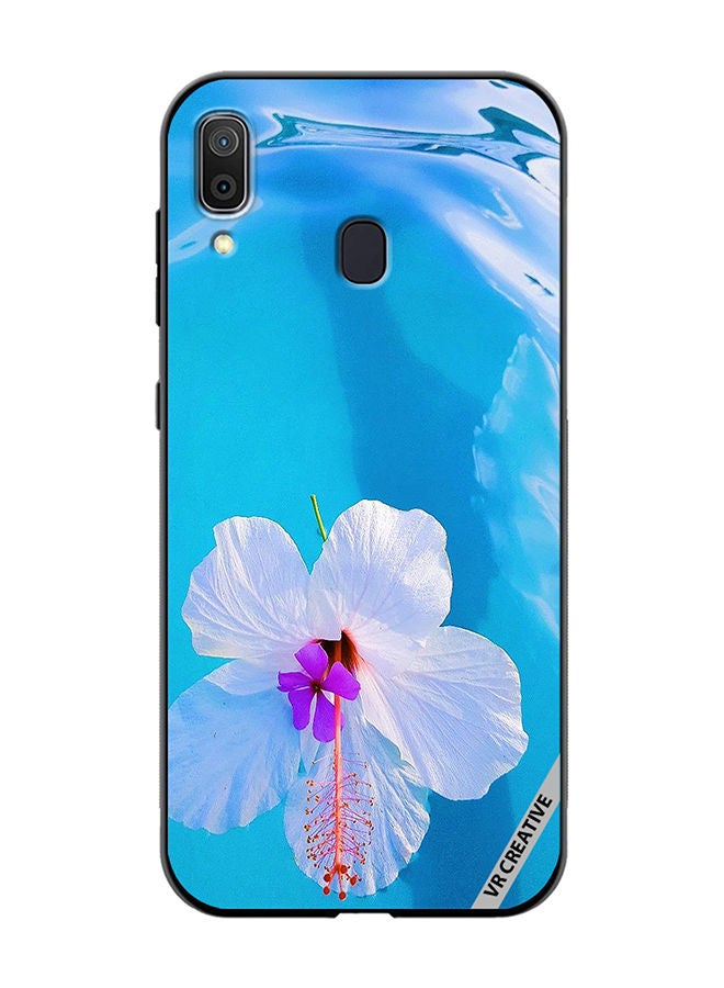 VR CREATIVE Protective Case Cover For Samsung Galaxy A30 Flower Design Multicolour - Image 1