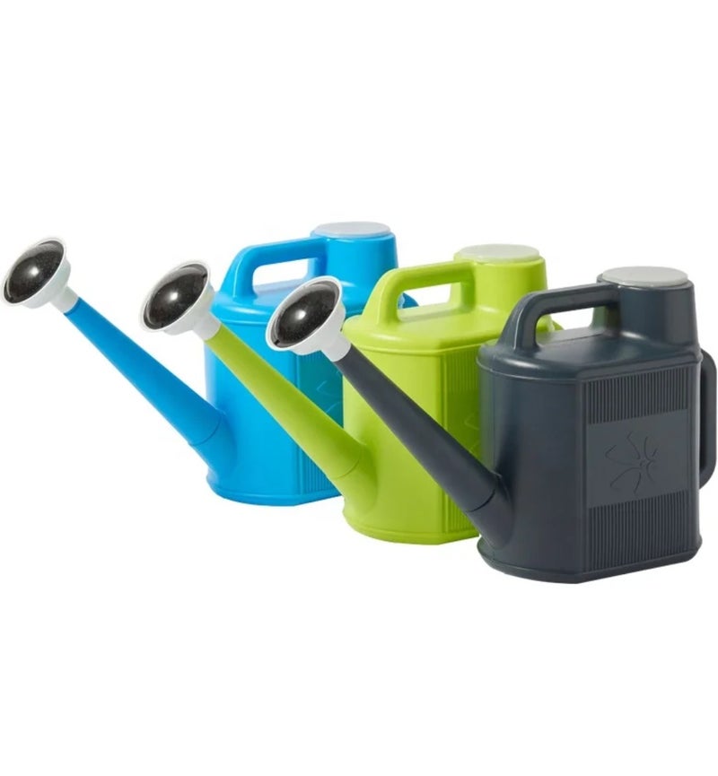 Watering Can Long Spout with Detachable Shower Nozzle 10L Container for Indoor and Outdoor Plant, Dragonfly Design, Garden Plant Irrigation 32X26.5X8CM (Grey) - Image 2