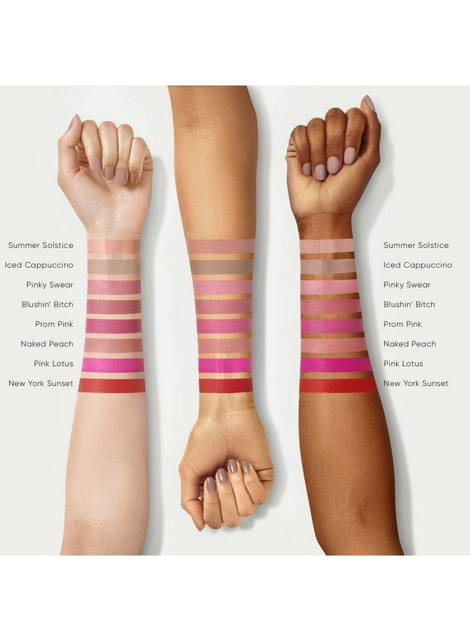 MELOWAY Hirise Hydrating Matte Lipstick ; Moisturizing, Highpigment, Vegan Formula In Multiple Shades ; Longlasting, Nondrying, Onehanded Capless Lipstick For Easy Application, Pink Lotus  - Image 3