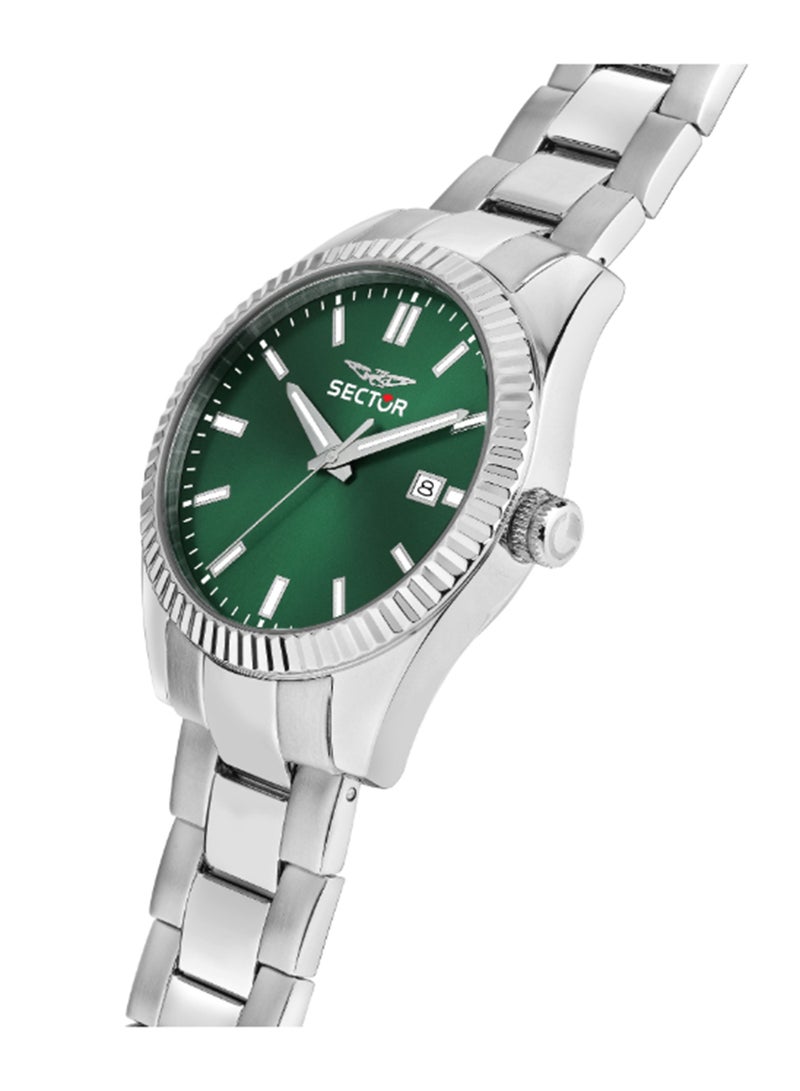 Sector 240 41MM 3H GREEN DIAL BR SS - Image 5