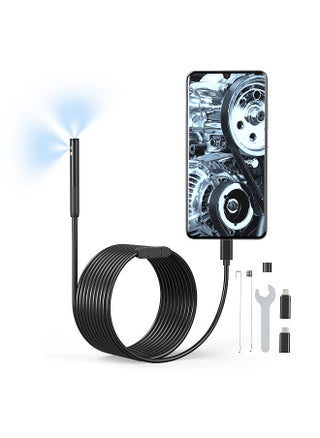 1920*1440 Endoscope Camera with 6+1 LED Light 2 Camera IP67 Waterproof Inspection Camera TYPE-C to Micro, TYPE-C to iOS 300cm/118inch Snake Cable - pzsku/ZAFBCC5CDB3E875835343Z/45/_/1690883755/c8768850-eeee-422f-900b-226c3c9e0762