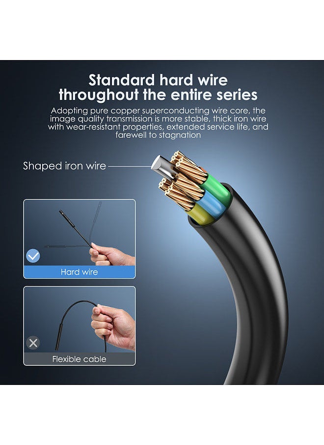 1920*1440 Endoscope Camera with 6+1 LED Light 2 Camera IP67 Waterproof Inspection Camera TYPE-C to Micro, TYPE-C to iOS 300cm/118inch Snake Cable