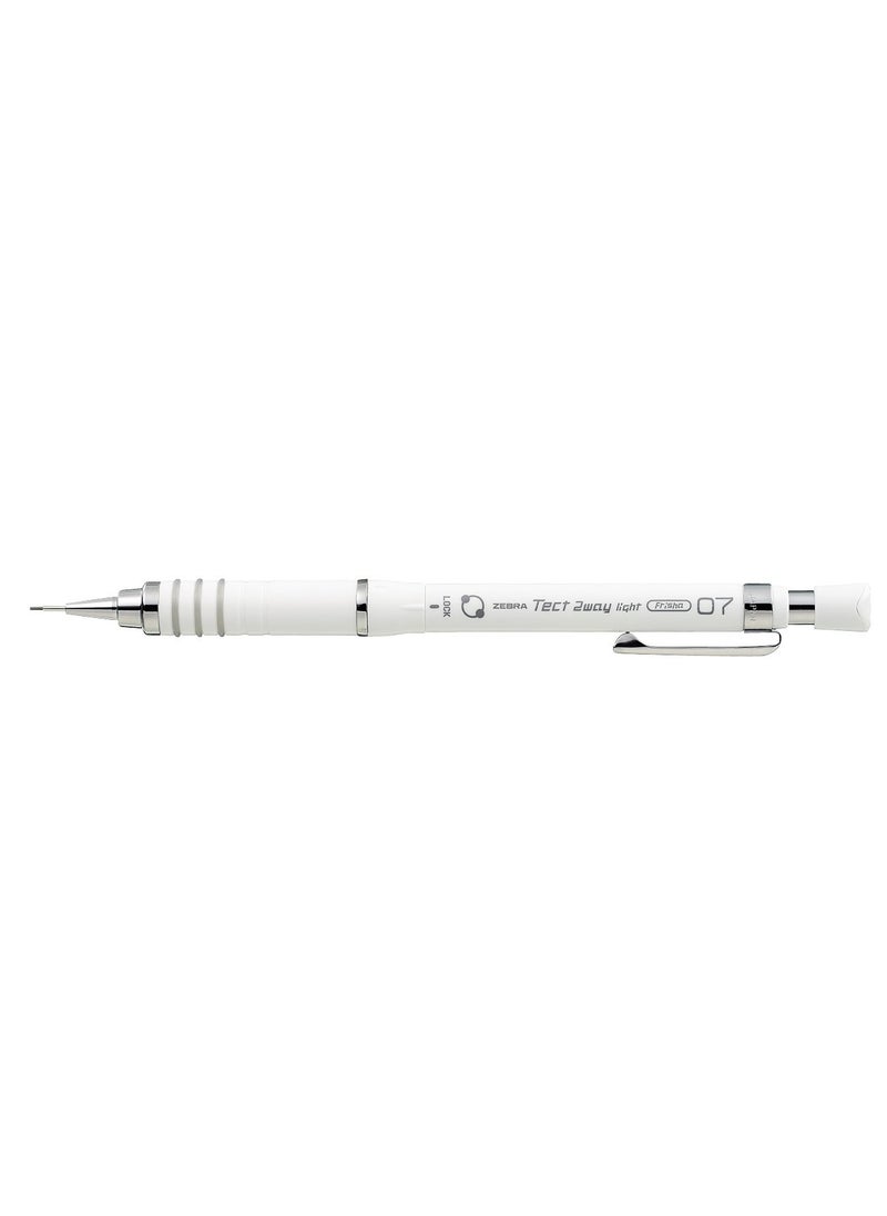 ZEBRA ZEBRA Mechanical Pencil Tect 2 Way Light 07mm White Body MAB42W  - Image 1
