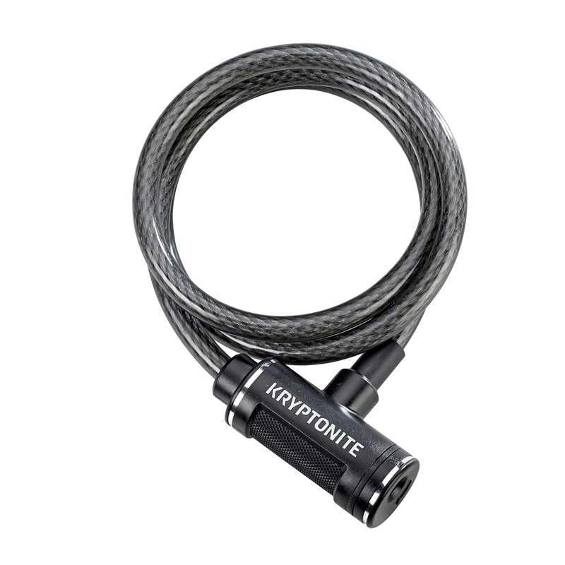 Kryptonite Bike Lock Cable, 6ft. x 12mm Braided Steel Cable Anti-Theft Security Bicycle Lock with Keys for Outdoor Equipment, Bicycles, Scooters, Fence, Gate,Black - Image 5