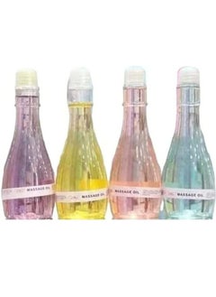 Generic 4 Pieces Massage Oil For Body Massage With Distinctive Scents  - Image 1