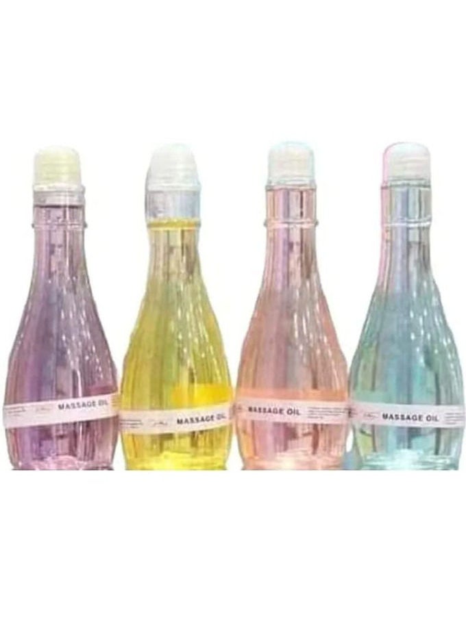 Generic 4 Pieces Massage Oil For Body Massage With Distinctive Scents  - Image 1