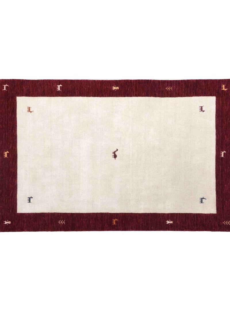 CASANOVA WOOL RUG -150X230 CM- RED - Image 2
