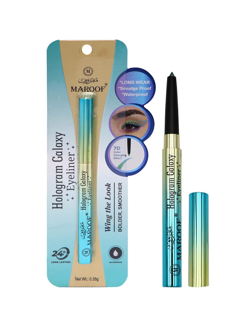 MAROOF Hologram Galaxy 24-Hour Long Lasting Eyeliner 0.35g - 06 First Love - Image 1