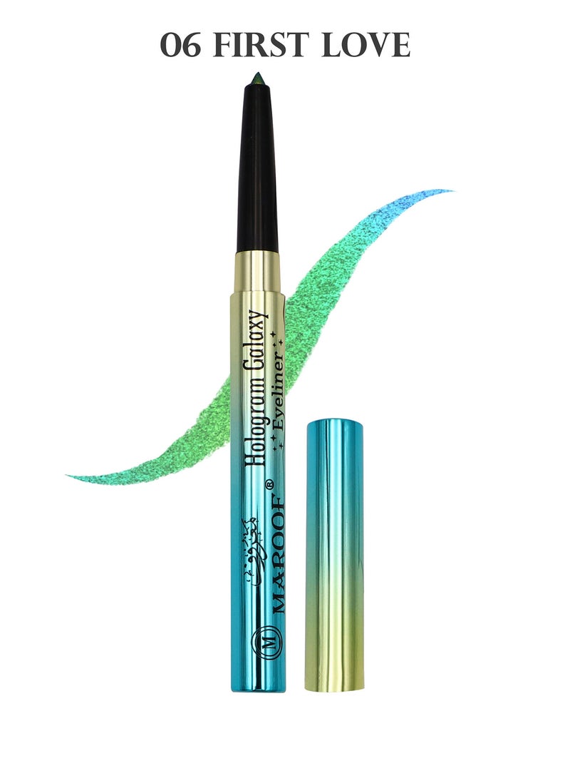 MAROOF Hologram Galaxy 24-Hour Long Lasting Eyeliner 0.35g - 06 First Love - Image 2