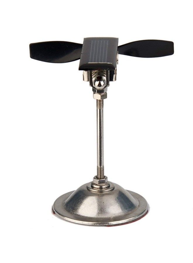 Sunnytech توربين ريحي بالطاقة الشمسية مروحة سوداء زينة سيارة شمسية دوارة زينة ديناميكية للديكور الداخلي علم مكتب المنزل لعبة مكتب لعبة فيزياء زينة سيارة شمسية Wj154 - Image 4