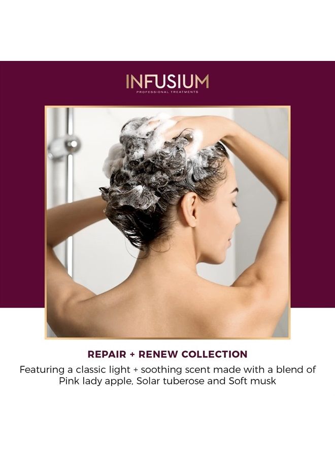 Infusium شامبو احترافي مرطب ومجدد - 33.8 أونصة - زيت الأفوكادو وزيت الزيتون - Image 2