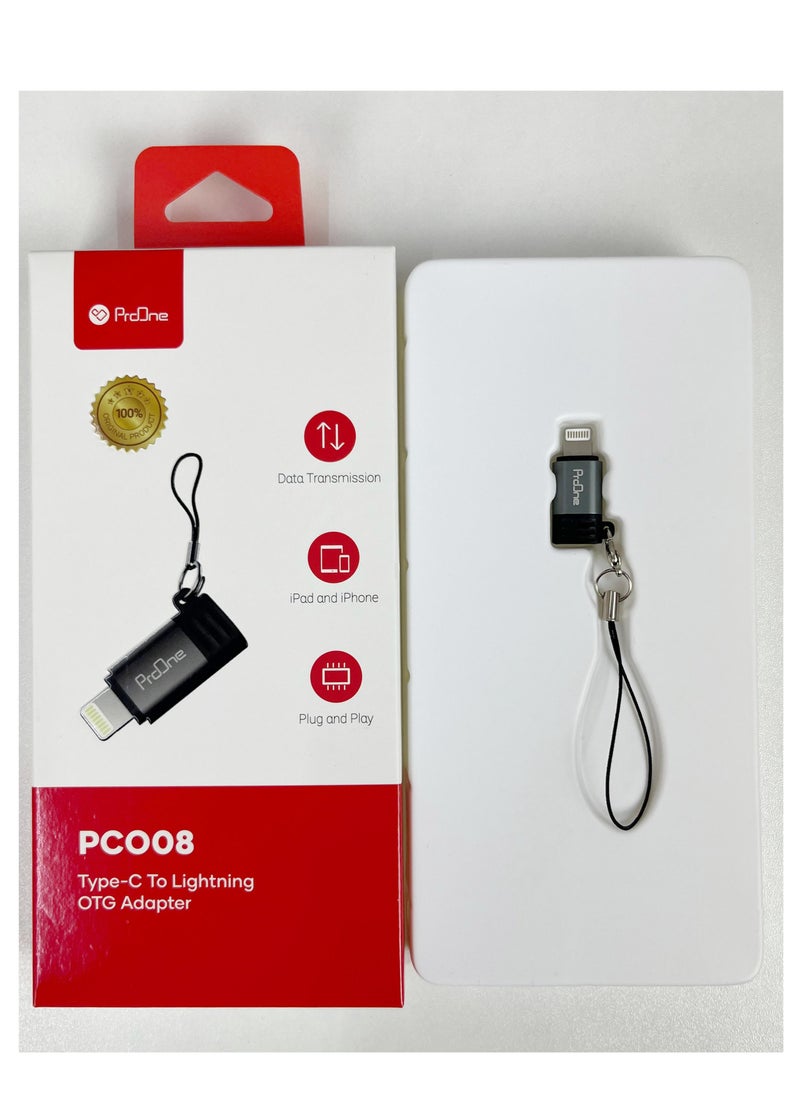 ProOne - Type C to lightning OTG adapter for iPhone and iPad, 480Mbps Fast Transfer Speed - Image 1