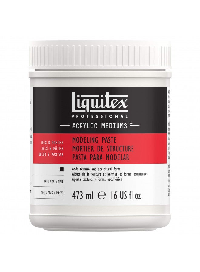 Liquitex Professional Modeling Paste, 473ml (16-oz) - Image 1