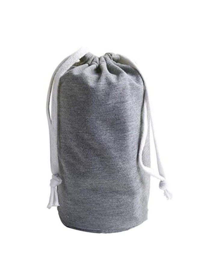 Baby Wrap Carrier Nursing Cover Blanket for Newborn and Infant, Gray with Bag - Image 3