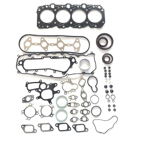 ZDTOPA 1KZ 1KZTE 1KZ-TE Full Gasket Set 04111-67020 51010600 Engine Overhaul Gasket Kit Compatible for Toyota LANDCRUISER Hilux 3.0 Ltr Automotive Spare Parts - Image 1