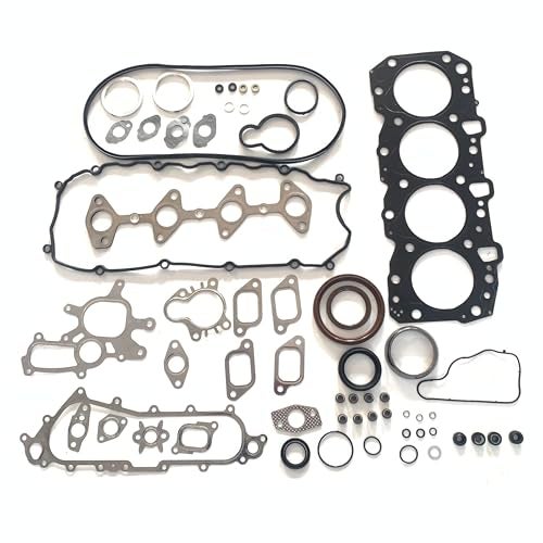 ZDTOPA 1KZ 1KZTE 1KZ-TE Full Gasket Set 04111-67020 51010600 Engine Overhaul Gasket Kit Compatible for Toyota LANDCRUISER Hilux 3.0 Ltr Automotive Spare Parts - Image 2