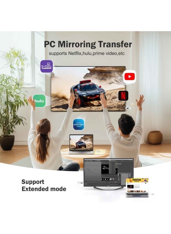 Lemorele P200 Wireless Video Transmitter and Receiver, 1080P Wireless HDMI/USB-C Kit - Image 4