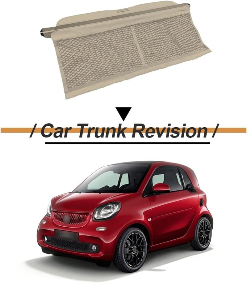 DEMULAX Retractable Car Rear Trunk Cargo Cover - Image 2