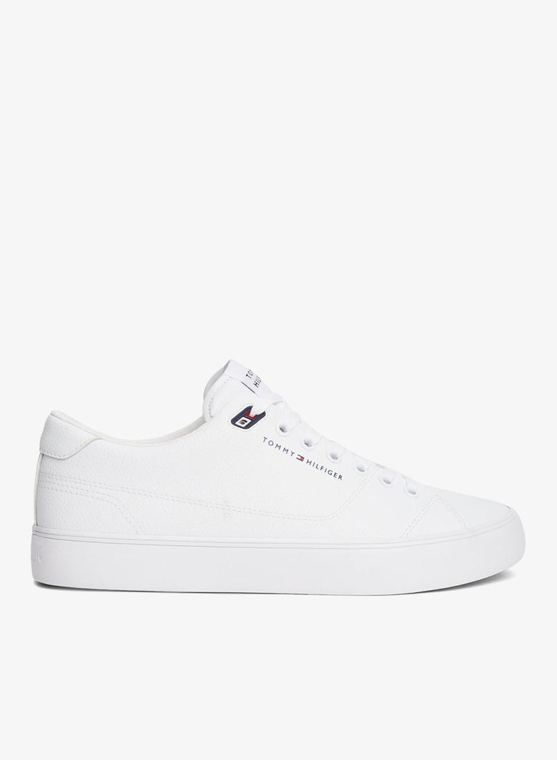 TOMMY HILFIGER Harlem Leather Vulcanised Sneakers - Image 1