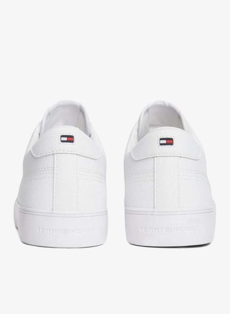 TOMMY HILFIGER Harlem Leather Vulcanised Sneakers - Image 3