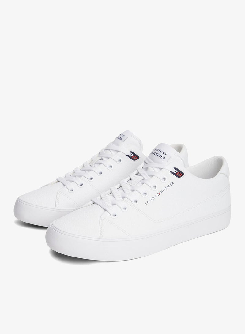 TOMMY HILFIGER Harlem Leather Vulcanised Sneakers - Image 2