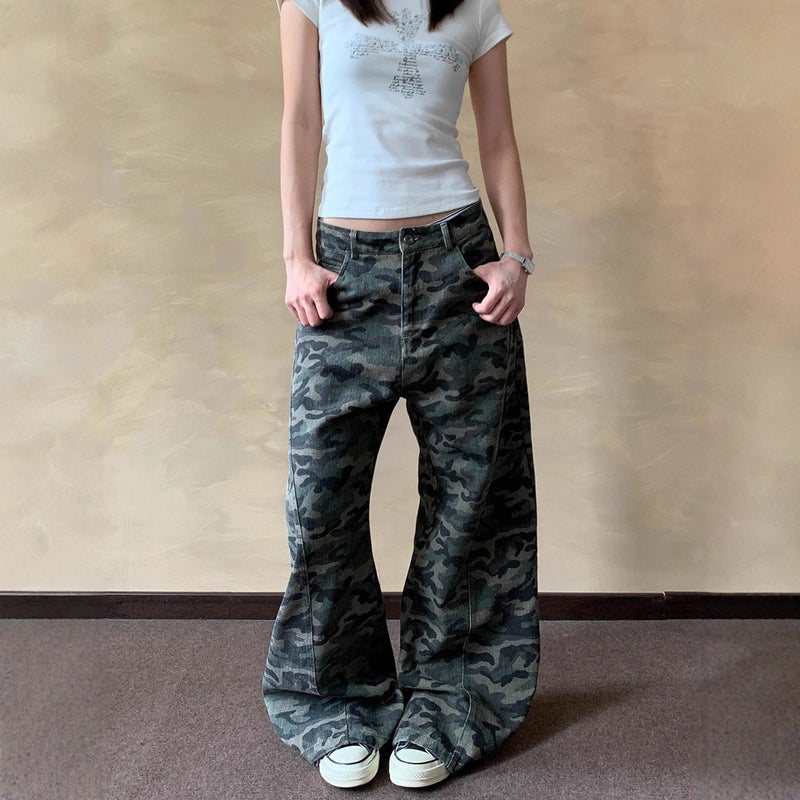 Unisex Classic Denim Jeans Loose Fit Daily Outdoor Wear - Image 3
