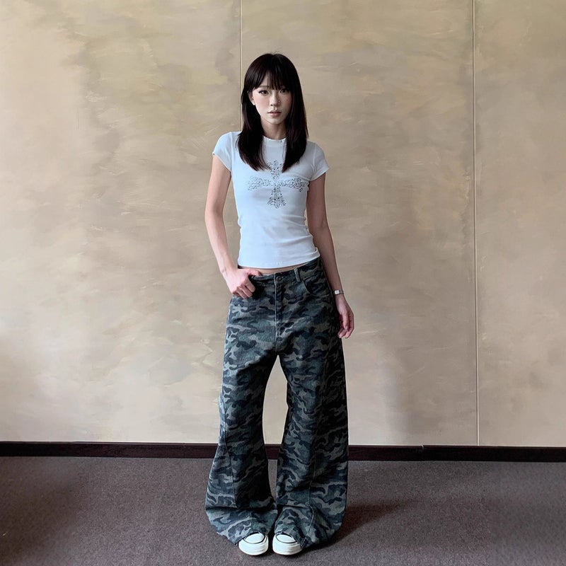 Unisex Classic Denim Jeans Loose Fit Daily Outdoor Wear - Image 5