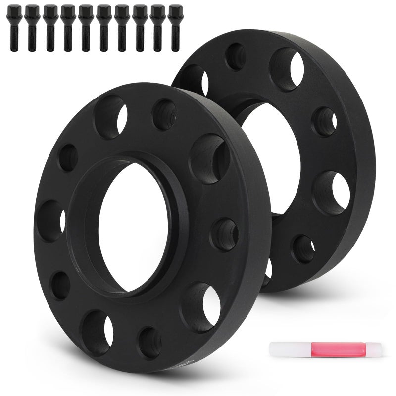 SCITOO 2 قطع 5x120 فواصل العجلات 20 مم مسامير 12x15 ثقب 7256 مم تناسب BMW Z4 2003-2016 و BMW X1 2012-2015 و BMW M3 2008-2013 و BMW 335i 2007-2013