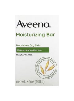 Aveeno Moisturizing Bar, Fragrance Free, 3.5 oz  - Image 1