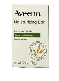 Aveeno Moisturizing Bar, Fragrance Free, 3.5 oz  - Image 2