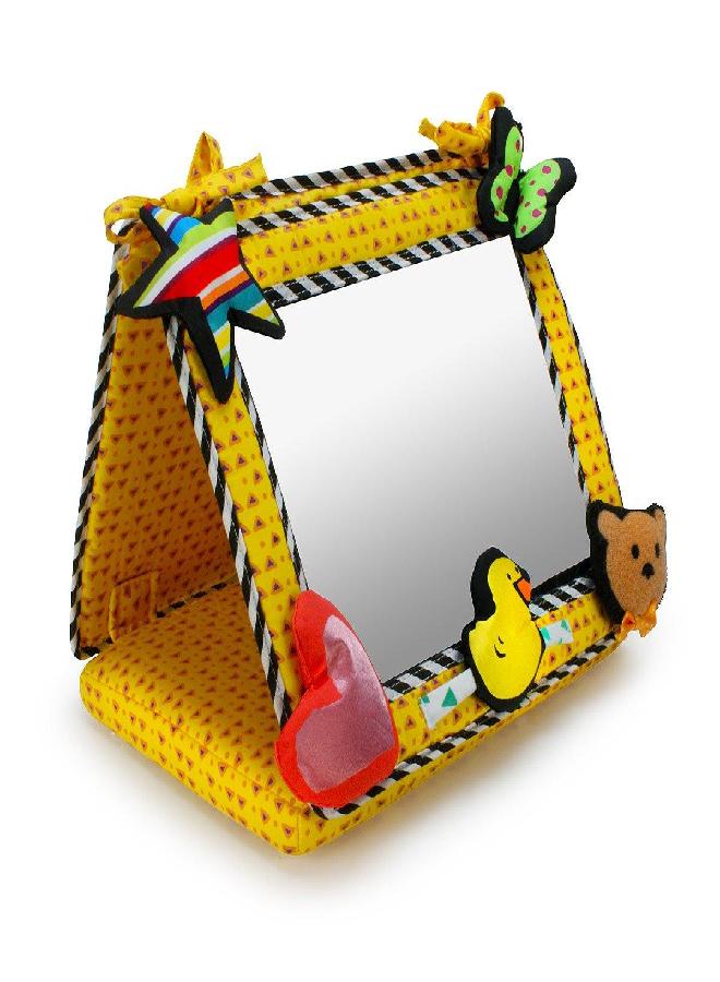 Genius Baby Toys Smile, Baby 2-in-1 Crib & Floor Mirror - Image 5