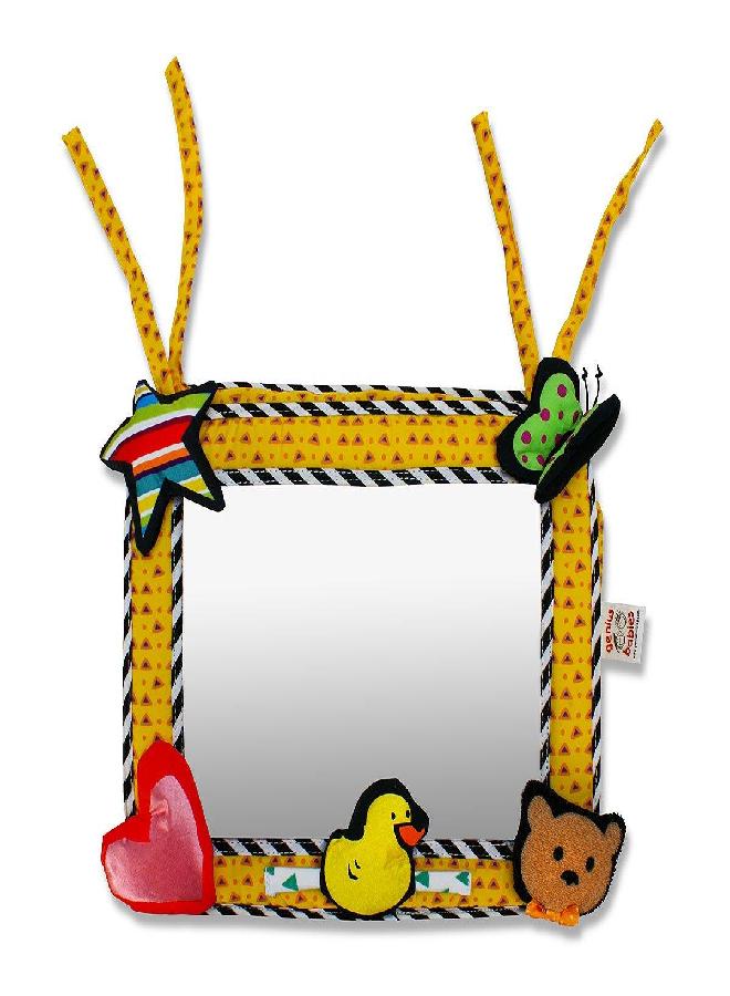 Genius Baby Toys Smile, Baby 2-in-1 Crib & Floor Mirror - Image 2