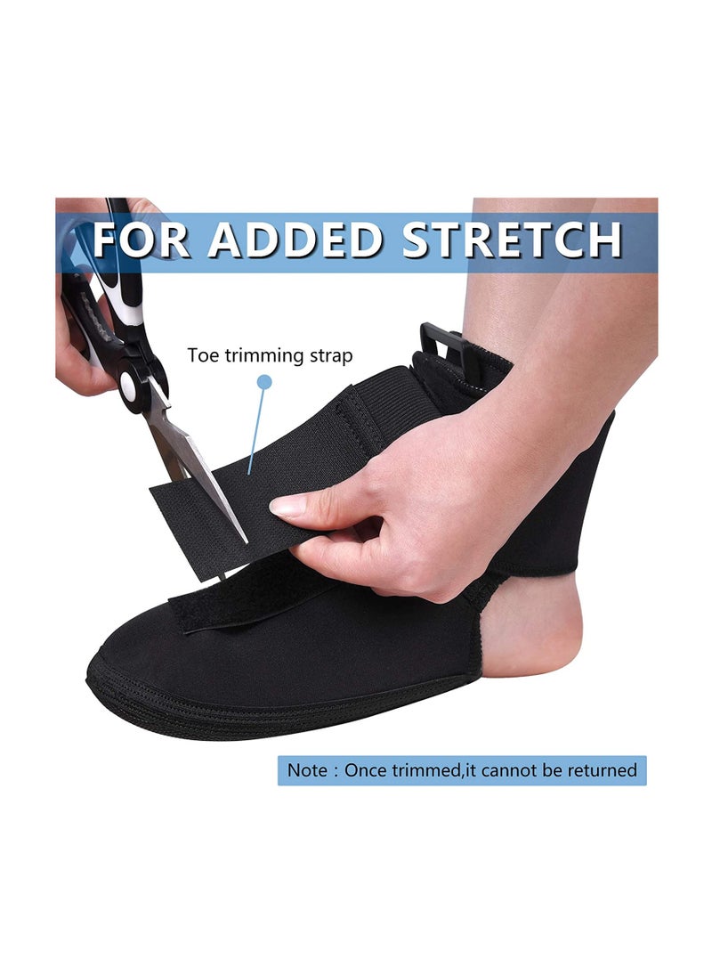 SYOSI - Plantar Fasciitis Night Splint Sock   Soft Stretching Boot Splint for Aching Feet  Heel Relief，Achilles Tendonitis Foot Support Brace for Right or Left FootMedium - Image 1