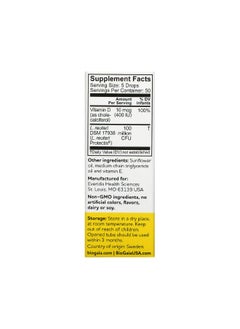 BioGaia Protectis Baby Drops For Colic  Digestive Comfort with Vitamin D 0.34 fl oz 10 ml  - Image 2