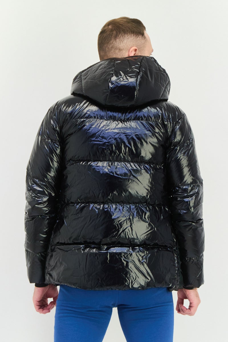 adidas Originals Men Sportswear Fit Outdoor Jacket, Black  - Image 4