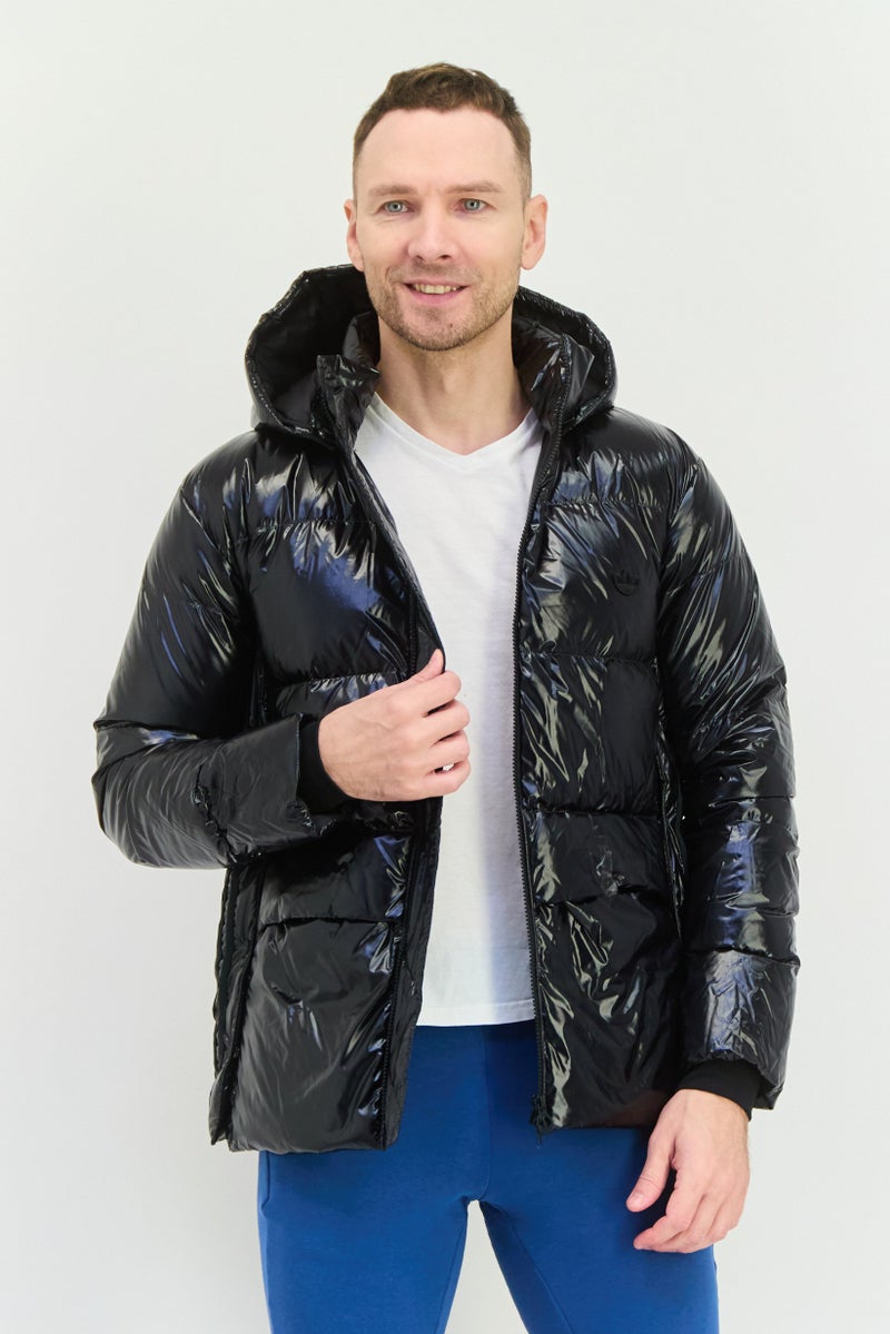 adidas Originals Men Sportswear Fit Outdoor Jacket, Black  - Image 1