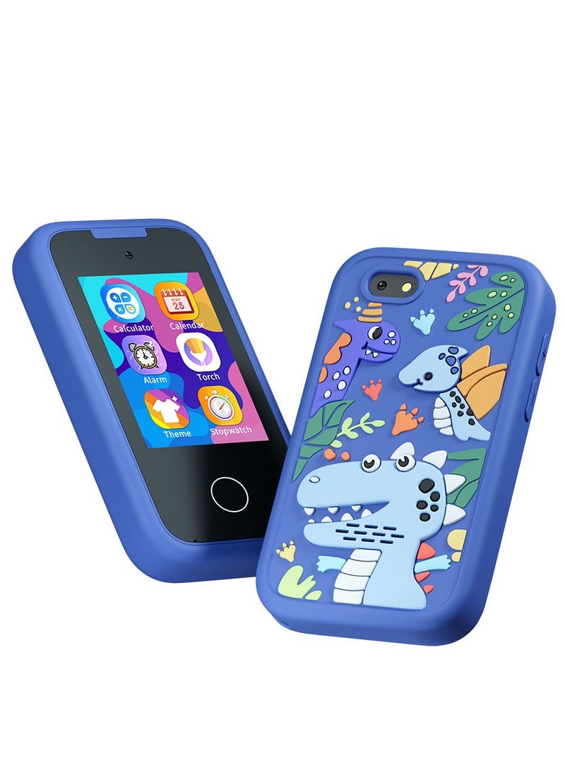 Kids Smart Phone Toys for Girls Boys Ages 3-7, Toddler Learning Phone with Dual Camera, Educational Games, MP3 Music Player, Includes 8GB SD Card, Birthday Gifts - Image 1